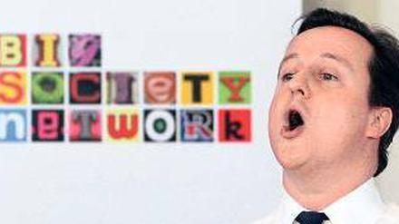 Große Ideen als Feigenblatt für Sparmaßnahmen? Cameron widerspricht. 