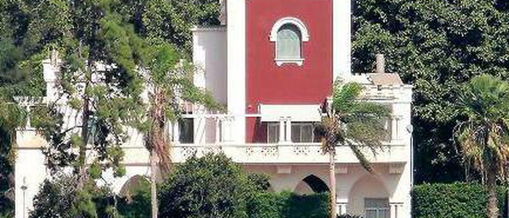 Villa am Meer. Über die Herkunft des Besitzes der Familie Mubarak - hier eines der Feriendomizile - gibt es viele Spekulationen. 