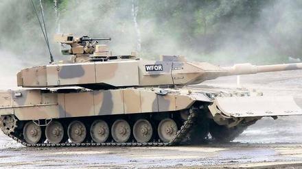 Der Leopard-2. Aus Sicht Israels ist er für den Kampf gegen Aufständische ungeeignet.