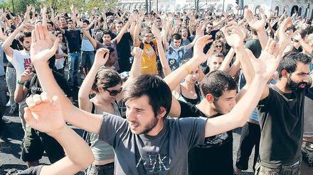 Generation ohne Hoffnung. Studenten demonstrieren in Athen gegen ein Reformgesetz, das den Einfluss der Studentenorganisationen an Universitäten beschränkt. 
