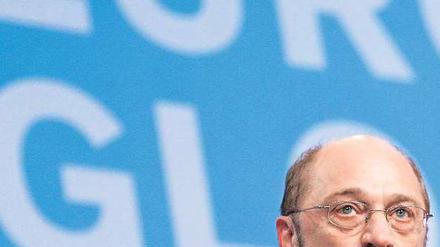 Martin Schulz ist Chef der Sozialdemokraten im EU-Parlament. Foto: Axel Schmidt/ddp