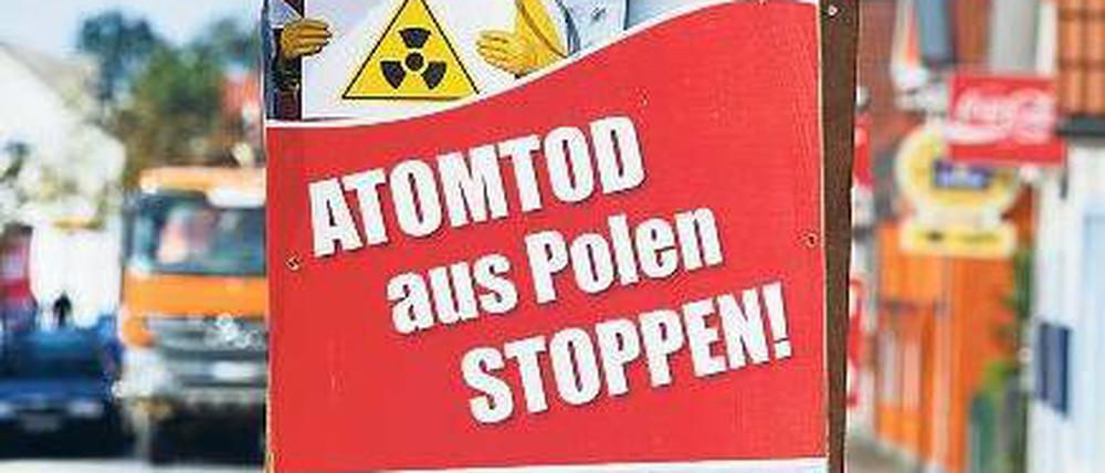 Rechte Umweltpolitik. Die Angst vor der Atomkraft wird von den Extremisten – hier im Wahlkampf auf Rügen im vergangenen September – ebenso für rassistische Töne genutzt wie andere ökologische Fragen. 