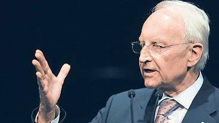 Ex-CSU-Chef Stoiber fordert eine EU-Rangliste im Kampf gegen Vorschriften.