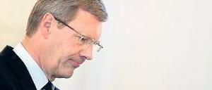 Zerknirscht: Ex-Bundespräsident Christian Wulff.