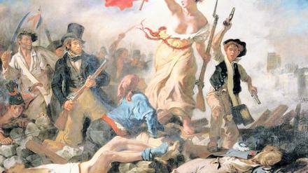 Auf die Barrikaden. Eugène Delacroix hat die Erinnerung an die Juli-Revolution von 1830 verewigt, mit der die Pariser Bevölkerung die Rückkehr des Adels an die Macht verhinderte.