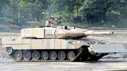 Ab in die Wüste? Saudi-Arabien hat Interesse am Kampfpanzer Leopard 2A7.Foto: dpa