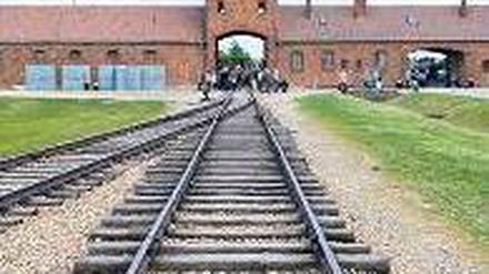 Ort der Tat: Die Rampe vor dem ehemaligen Vernichtungslager Auschwitz-Birkenau. 