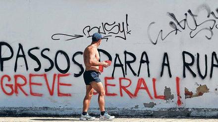 Portugals Premierminister Pedro Passos Coelho war Hauptadressat der Proteste auf Lissabons Straßen in den vergangenen Tagen. 