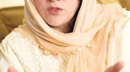 Fawzia Koofi, seit 2005 afghanische Abgeordnete, will die Situation der Menschen verbessern. „Afghanistan ist kein Land, das chronisch arm bleiben muss“, sagt sie. Foto: JohannesEisele/ddp