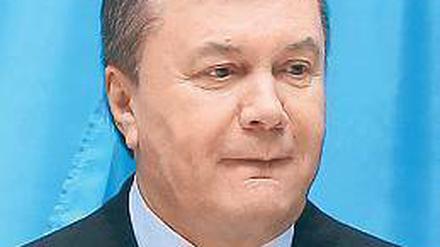 Neuer alter Staatspräsident: Viktor Janukowitsch.