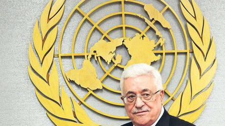 Palästinenserpräsident Abbas ist im Friedensprozess ins Hintertreffen geraten. Das UN-Votum soll das ändern. Foto: Emmanuel Dunand/AFP