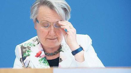 Frau Doktor. Bundesforschungsministerin Annette Schavan, CDU. Foto: dapd