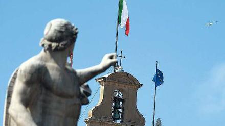 Der Quirinalspalast in Rom ist der Sitz des italienischen Präsidenten. 