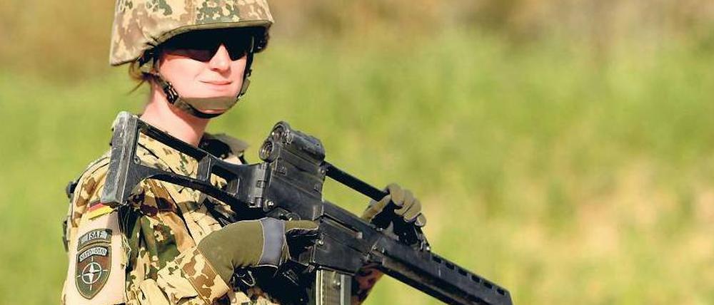 Im Einsatz: Das G 36 von Heckler &amp; Koch ist das Standardgewehr der Bundeswehr – und wird unter anderem auch in Afghanistan eingesetzt.
