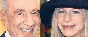 Promi-Faktor. Auch die jüdisch-amerikanische Sängerin Barbra Streisand kam zur Geburtstagsfeier für Schimon Peres. 
