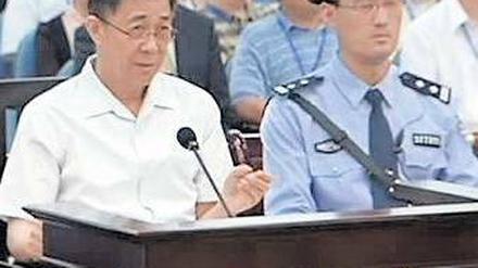 Vor Gericht. Das Urteil gegen Bo Xilai wird im September erwartet.Foto: Reuters