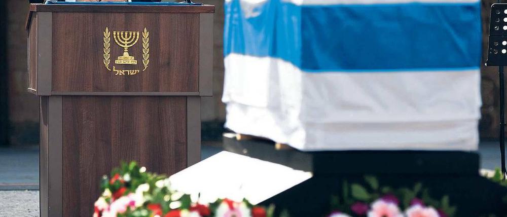 Staatsbegräbnis: US-Vizepräsident Joe Biden erinnerte an den Ex-Premier. Foto: AFP