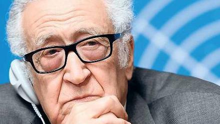 Enttäuscht: Der erfahrene UN-Diplomat Lakhdar Brahimi.