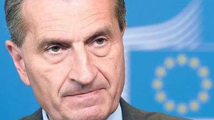 Demnächst fürs Digitale zuständig: Der bisherige Energiekommissar Oettinger.