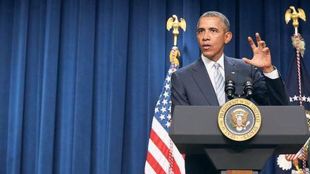 Eines seiner ganz großen Projekte. US-Präsident Barack Obama setzt sich in einer Rede vehement für eine grundlegende Änderung des Justizsystems ein. 