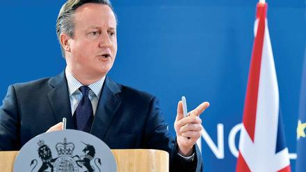 Zuversichtlich. Der britische Premier David Cameron will mit den EU-Partnern bis Februar eine Einigung über Reformforderungen aus London erreichen.