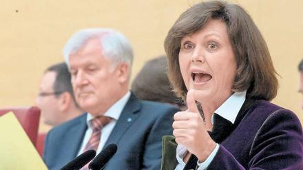 Klare Ansage. Ilse Aigner will bayerische Ministerpräsidentin werden. 