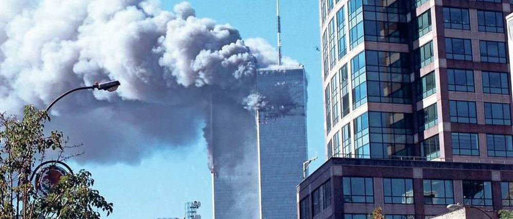 New Yorks Inferno. Am 11. September 2001 steuerten Islamisten Passagierflugzeuge ins World Trade Center.