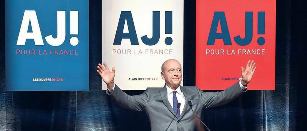 Ein alter Bekannter. Frankreichs früherer Premier Alain Juppé will es noch einmal wissen.