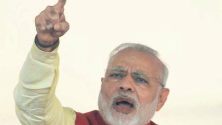 Machtbewusst: Narendra Modi beschimpft Kritiker als antinationalistisch.