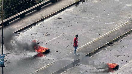 In Venezuela gibt es seit Monaten heftige Proteste gegen die Regierung.