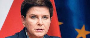 Die polnische Premierministerin Beata Szydlo ist für Reparationen.