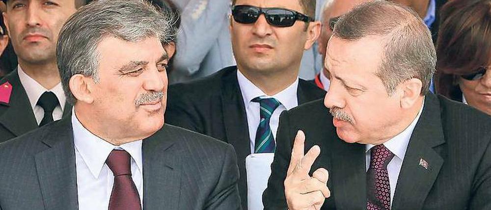 Da waren sie noch Freunde. Abdullah Gül (links) und Staatschef Recep Tayip Erdogan. 