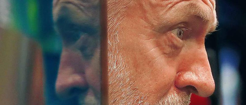 Doppelgesichtig? Jeremy Corbyn, Chef der Labour-Partei. Foto: Russell Cheyne/Reuters