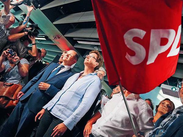 Bewerben sich gemeinsam für den SPD-Parteivorsitz: Finanzminister Olaf Scholz und die Brandenburgerin Klara Geywitz.