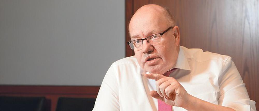 Der Bundeswirtschaftsminister Peter Altmaier.
