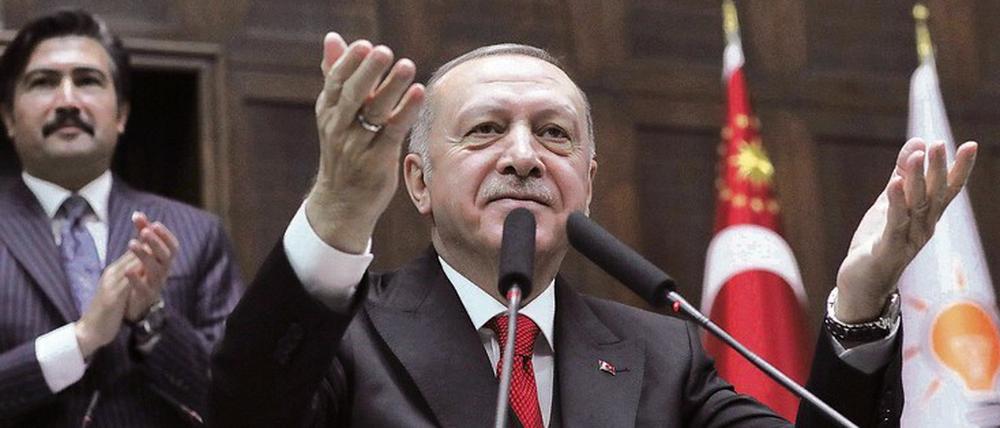 Eskalation. Erdogan verschärft den Ton gegen Syrien. 