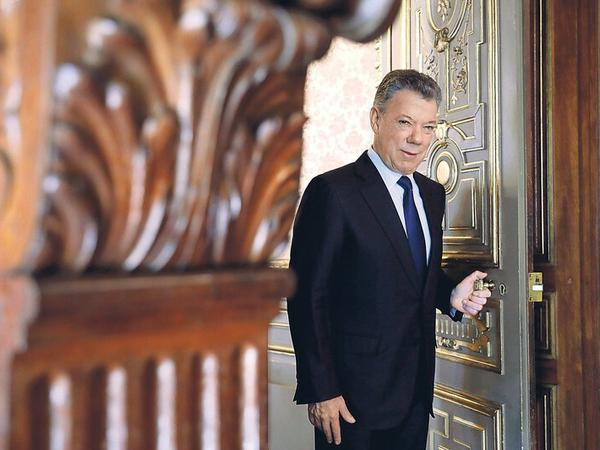 Kolumbiens Ex-Präsident Juan Manuel Santos wurde für den Friedensschluss mit den FARC-Rebellen innenpolitisch bestraft.