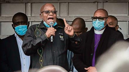Im Gefängnis. Von Zumas einstiger Macht ist nichts geblieben.