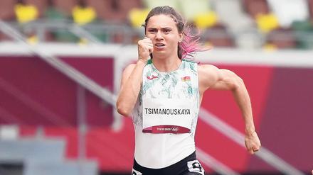 Eklat in Tokio. Sprinterin Kristina Timanowskaja wollte nicht in die Diktatur zurück.