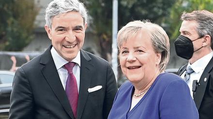 Der Neue. Stephan Harbarth ist nun Chef des Bundesverfassungsgerichts. Kanzlerin Angela Merkel gratuliert.