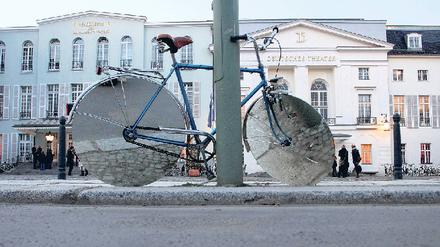 Das Veloziped als Spiegel: "Your New Bike" nennt sich die Installation des dänisch-isländischen Künstlers Olafur Eliasson.