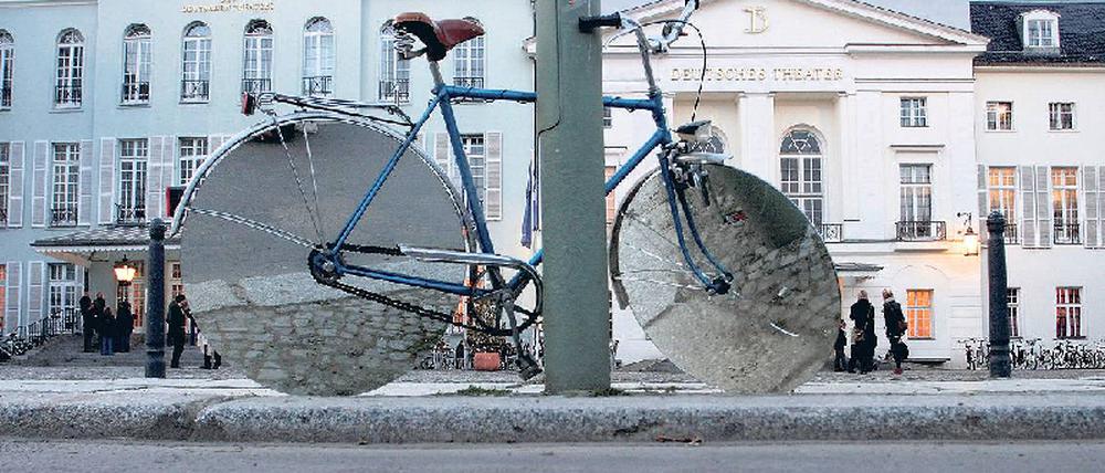 Das Veloziped als Spiegel: "Your New Bike" nennt sich die Installation des dänisch-isländischen Künstlers Olafur Eliasson.