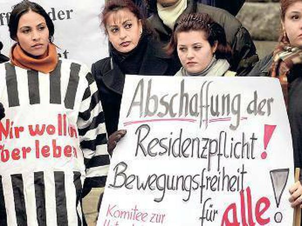 Lobbyismus für Flüchtlinge, hier eine Demonstration aus Berlin