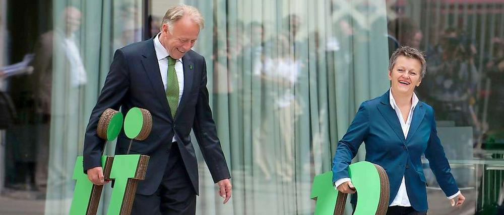 Es wird wohl auch nach der Wahl bei der Doppelspitze der Grünen-Fraktion im Bundestag bleiben.