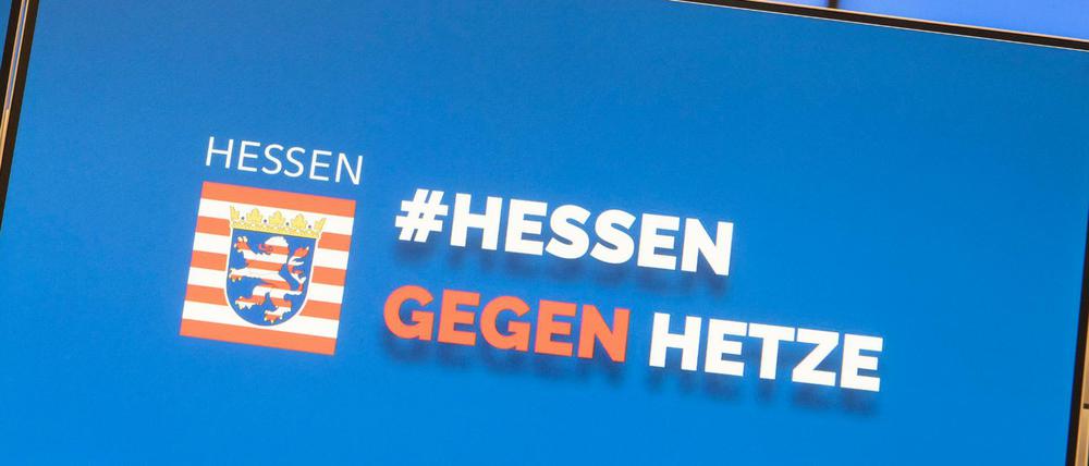 Die neue Plattform „Hessen gegen Hetze“.