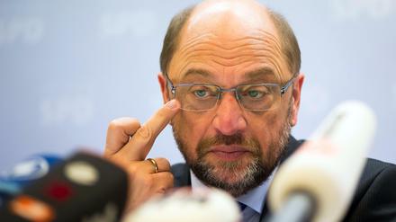 Unter Zugzwang: SPD-Kanzlerkandidat Martin Schulz.
