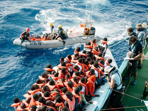 Einsatz der Hilfsorganisation "Iuventa Jugend Rettet" im Mittelmeer