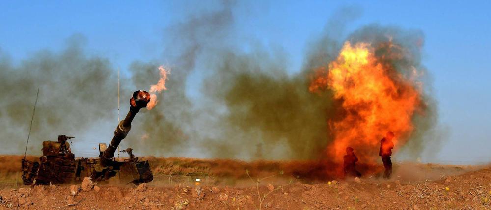 Die israelische Armee hat nach eigenen Angaben mit Artilleriefeuer auf Raketen aus dem Libanon reagiert.