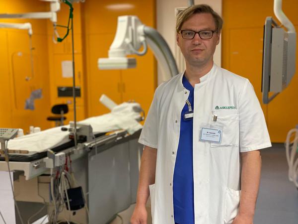 Seit zehn Jahren arbeitet Kardiologe Marcin Jaworski in Schwedt an der deutsch-polnischen Grenze. 