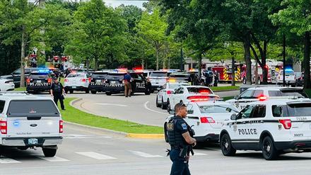 Polizeieinsatz nach einem Amoklauf im St. Francis Hospital von Tulsa im US-Bundesstaat Oklahoma.